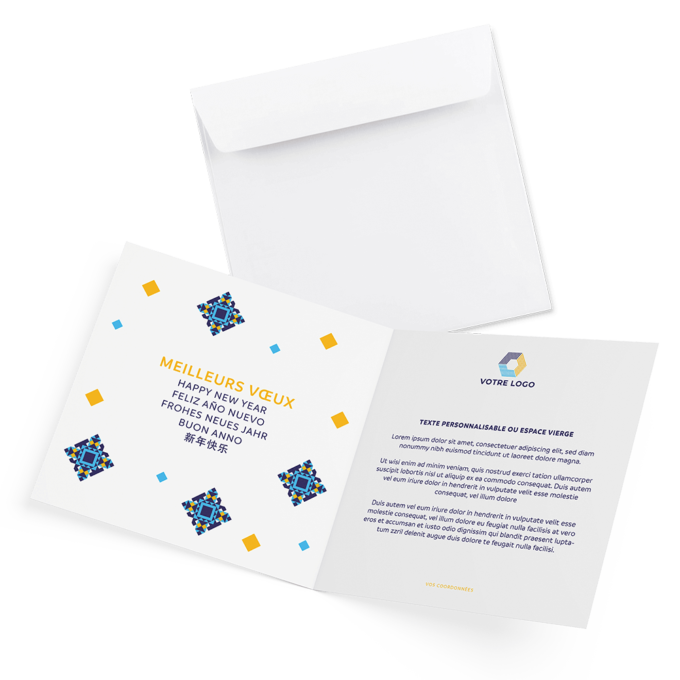 Carte de voeux entreprise - Azulejo argentina