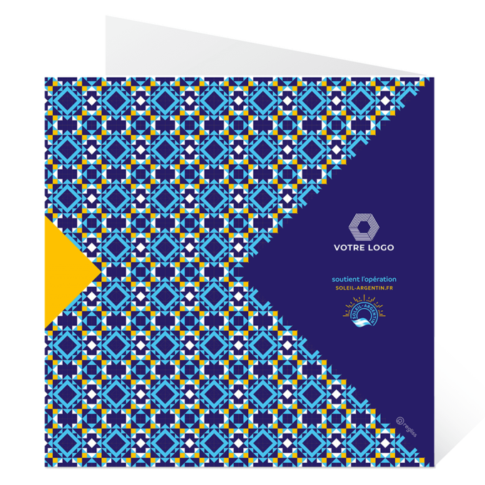 Carte de voeux entreprise - Azulejo argentina