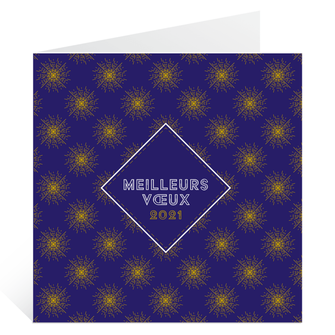 Carte de voeux entreprise - Cielo estrellado