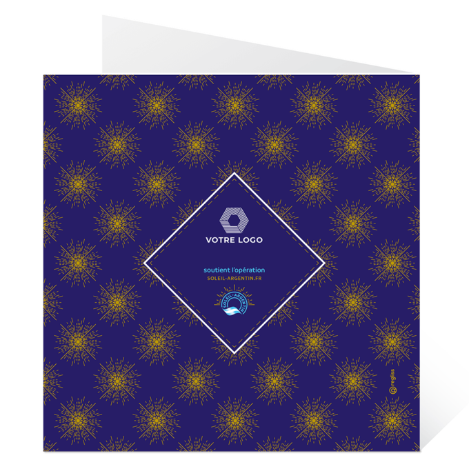 Carte de voeux entreprise - Cielo estrellado
