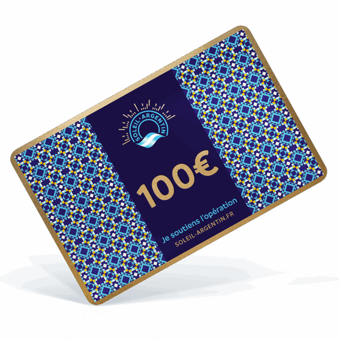 Carte cadeaux de 100€ pour le restaurant Argentin Volver-Paris (Valable 1 an)